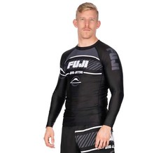 Fuji Sports Freestyle 2.0 IBJJF Ranked BJJ Jiu Jitsu Long Sleeve Rashguard Black