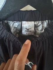 Mizuno Boxing Sauna Suit Size O(XL) Weight Cut Set Black White Japan Used