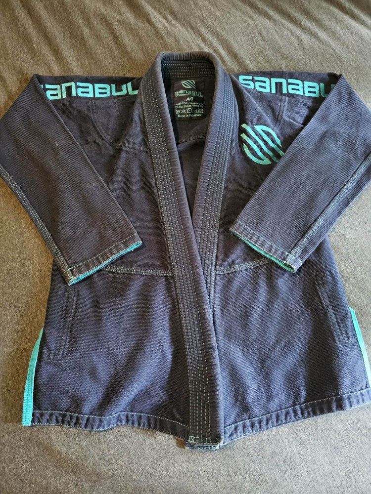 Sanabul Jiu-Jitsu Gi Uniform Set Jacket & Pants Blue/Teal Adult Unisex A0