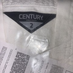 Century 6 oz. Lightweight Student Uniform Martial Arts karate White NEW