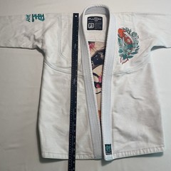 FLUORY Koi Fish Brazilian Jiu-Jitsu Kimono Women Size F1 Grappling Fighting
