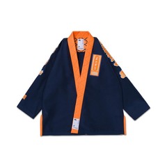 Albino and Preto Batch A&P x NESM Navy Blue BJJ Gi jiu-jitsu Kimono With Bags