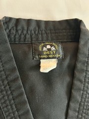 Taekwondo Uniform Dobok Black Size 4