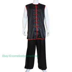 Sleeveless Kung Fu Tai Chi Uniform Martial Arts Suit Nanquan Shaolin Outfit Sets