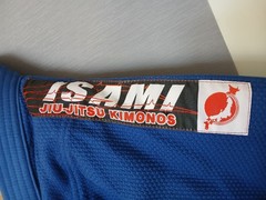 Isami JJ-410 Brazilian Jiu-Jitsu Gi/JJ-402 Pant Size A6 Blue Doubleweave JAPAN