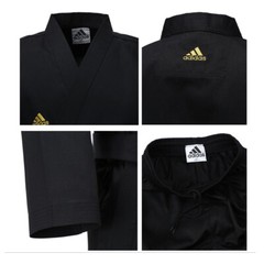 Adidas Men’s Champion Uniform/ADI-OPEN Dobok/Black /Taekwondo Hapkido Dobok