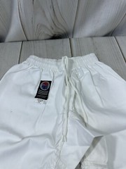 New Proforce Gladiator Lightweight Karate Pants #0 WHITE Martial Arts TKD