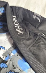 JuiJitsu Journey Martial Arts Judo GI Kimono Jiu Jitsu – Black – Size A4