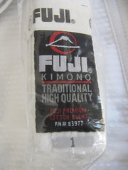 Fuji Core Gi Gear Kimono Martial Arts TOP & BELT ONLY 83977 White Sz 1 NEW