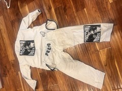 albino and preto gi Grapple Force White A1f