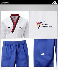Adidas Poomsae WT Poom Uniform (Male) Taekwondo Dobok TKD Male Tae Kwon Do