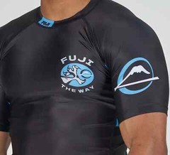Fuji Bushido the Way Flex Lite MMA BJJ Jiu Jitsu ShortSleeve SS Rash Rashguard