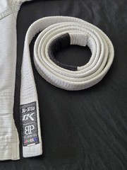 Youth Kids Size K2, Brazilian Jiu-Jitsu Top & Belt, Tiger Patch, Breakpoint