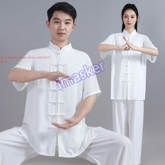 Cotton Linen Kung Fu Tai Chi Uniform Unisex Martial Arts Wing Chun Suit Clothing