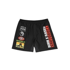 Shoyoroll Born x Raised LS Rash Guard & Shorts Set BJJ No Gi Grappling MMA