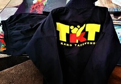 NEW ITBA Martial Arts MACS TAEKWONDO Shirt AND PANTS Kids BLACK SET SIZE 400 2