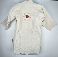 Vintage Lion Brand Japanese Karate Gi Top Jacket Martial Arts Uniform W/ Patches