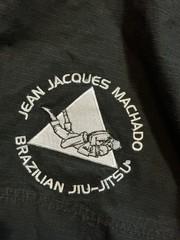 Jean Jacques Machado Brazilian Jiu Jitsu BJJ Ripstop Gi Black Uniform Pants A-5