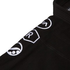 Black RVCA X SHOYOROLL BRAZILIAN JIU JITSU GI UNIFORM 450 gsm Roots with bag