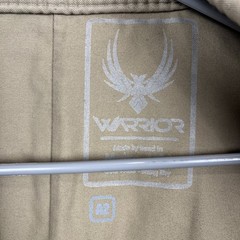 Warrior Jiu Jitsu Gi A2 Jacket BJJ Kimono Made in USA Mens Uniform Tan Taekwondo