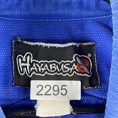 Hayabusa BJJ Gi Youth Blue Jiu Jitsu Yuushi Thick Heavy Duty Thread Jacket