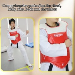 WT Taekwondo Martial Arts TKD Body Protector Reversible Chest Guard Protector…
