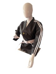 Black TRADITIONAL V-NECK UNIFORM perfect for Taekwondo and other Martial Arts
