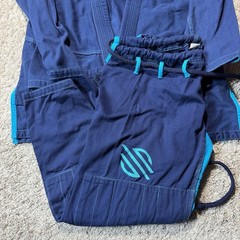 Sanabul BJJ Jiu Jitsu Gi Uniform Set Mens A3 Blue Kimono Jacket Pants