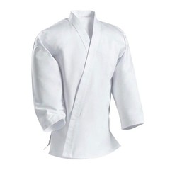 Thapur Sports Elite Lightweight Karate Uniform Gi – White/Black/Red, 8oz Uniform