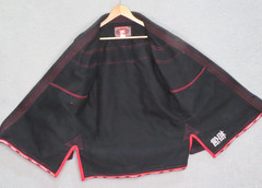 Kozen Official Jiu Jitsu Unisex A3 Black Red Kimono Standard Fighter Embroidered