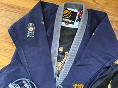 2014 SHOYOROLL 7TH SON V2 NAVY BLUE GI BATCH #33 LUKE STEWART JIU JITSU BJJ A3H