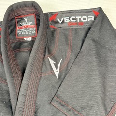 Vector Sports Attila Series BJJ Gi Top Jacket, Kids Unisex K4 Black/Red 208