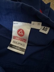 GRACIE BARRA Edition Fitted Kimono Pant Ripstop BLUE Adult Unisex Size A0