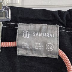 War Tribe Samurai Series BJJ Gi Pants Black Ripstop Youth Size C2 Kids Jiu Jitsu