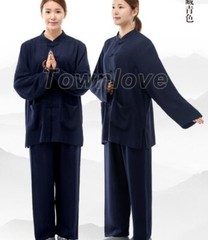 New High Quality Zen Suits Women Buddhist Monks Uniforms Lay Meditation Clothing