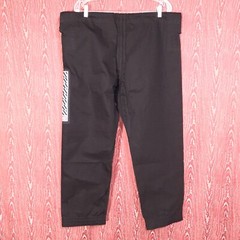 IMRSE Black Flow Fuji Kimono Black Pants 2 Piece Set Jiu Jitsu Adult Size A-1L