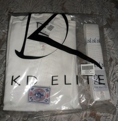 Student Tae Kwon Do Uniform KD Elite Size 0 /Under 70lbs 22-32″ Waist