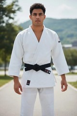 Judo Gi Uniform White Blue 550GSM Club 750GSM Professional Suit UK