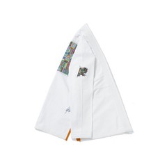 Albino and Preto Batch #108: Stained Glass BJJ Kimono 450 gsm White BJJ Gi