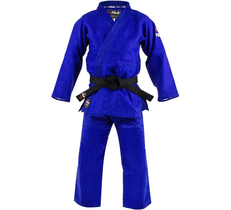New Blue Fuji Sports Double Weave Judo Gi Kimono
