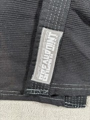 Breakpoint Jiu Jitsu Gi Coat Jacket Youth Sz K3 Black BJJ Judo MMA Martial Arts