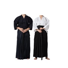 Unisex Kendo Iaido Aikido Hapkido Hakama Kimono Dobok Skirt Martial Arts Uniform