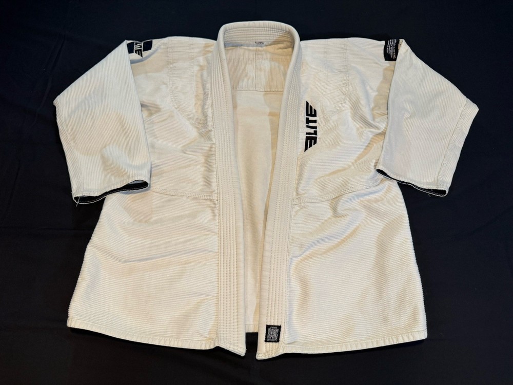 Elite Sports Technical Fight White Jiu-Jitsu Gi Jacket A3 Adult Unisex
