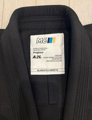 Progress M6 Mark6 Black Mens Brazilian Jiu-Jitsu BJJ Gi A2L