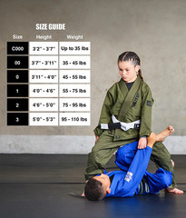 Elite Gi & Gear Core Green Brazilian Jiu Jitsu Kids BJJ Gi Embrace the Pain