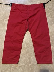 Ko Sports Gi Pants Mens A0 Brazilian Jiu Jitsu Pants 100% Cotton Red MMA