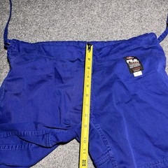 FUJI Kimono Gi Pants Youth Size 1 Blue BJJ Brazilian Jiu Jitsu Unisex