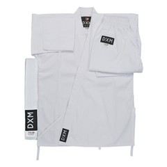 DXM Kids Karate Gi Poly Cotton Preshrunk Karate Martial Arts Uniform w/FREE Belt