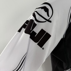 Fuji MMA BJJ Jiu Jitsu Long Sleeve LS Rashguard Rash Guard Sakana White 2XL