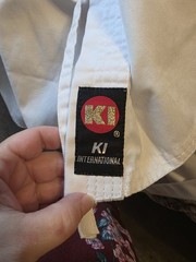 NWOT Ki International Karate GI Uniform Unisex Sz 3/160